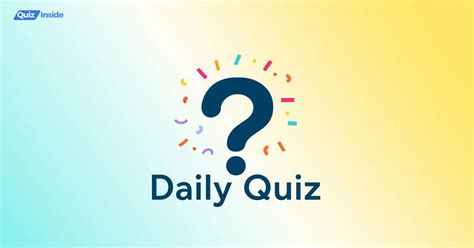 daily quiz